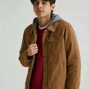 Levi’s Sherpa Utility Jacket w/ Attached Hood (M)